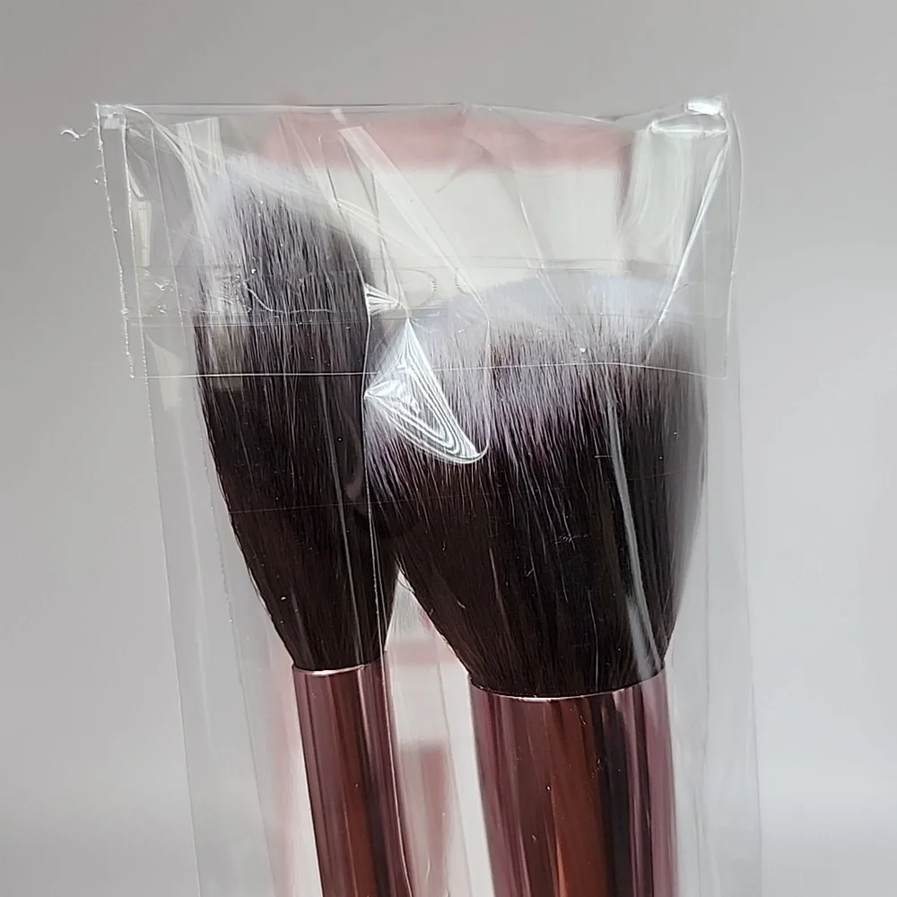 Moda Powder + Soft Glow Brush Set in Rose Gold
